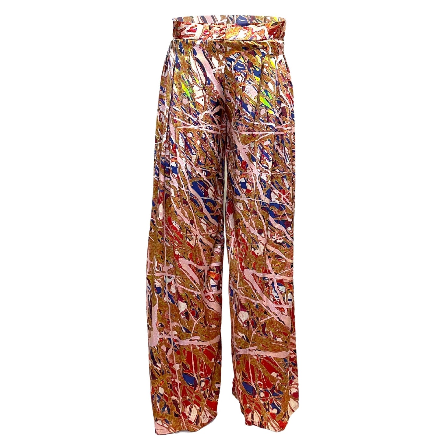 Brickell Wide Silk Pants size 4