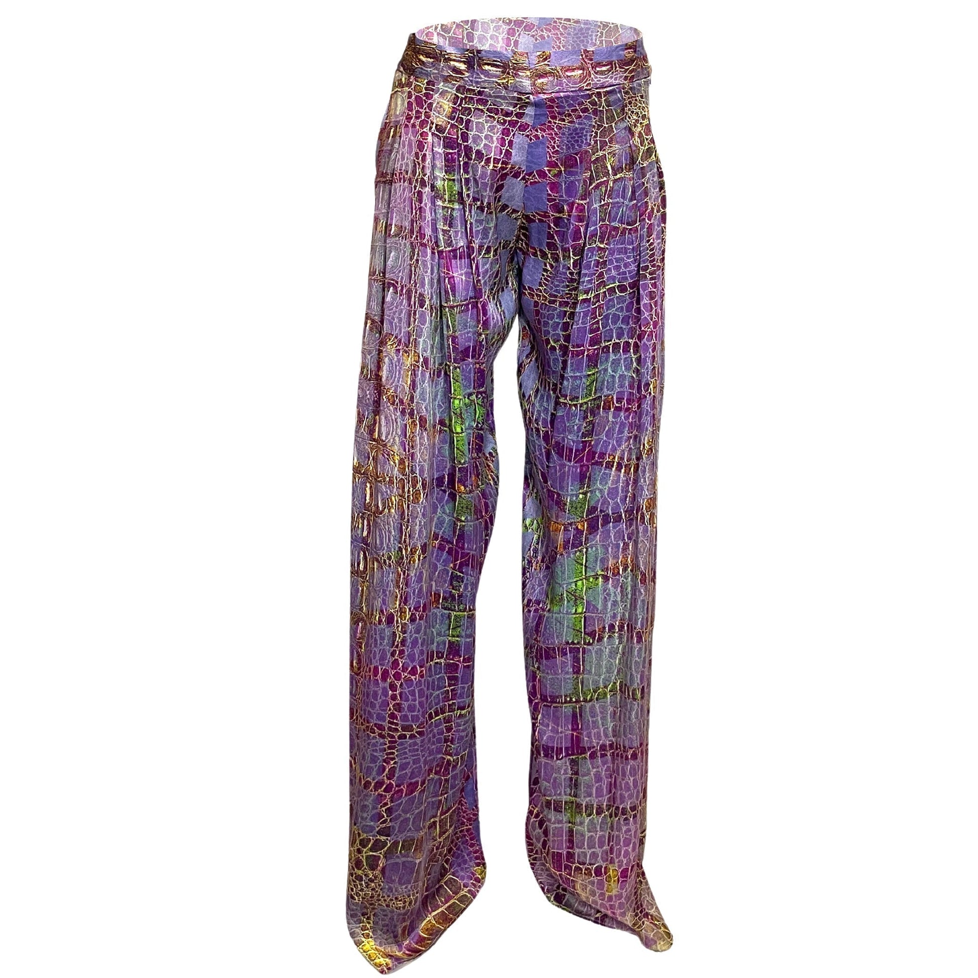 Bayfront Wide Silk Pants size 4