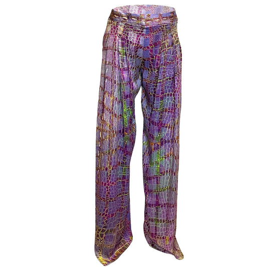Bayfront Wide Silk Pants size 4