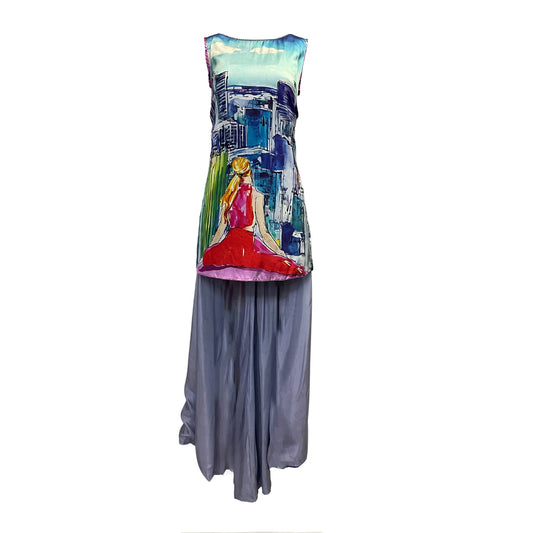 #3Wd Three Way Dress In Ai Print size 4