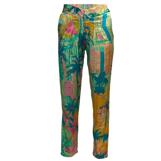 Miami Beach Narrow Pleated Pants size 4