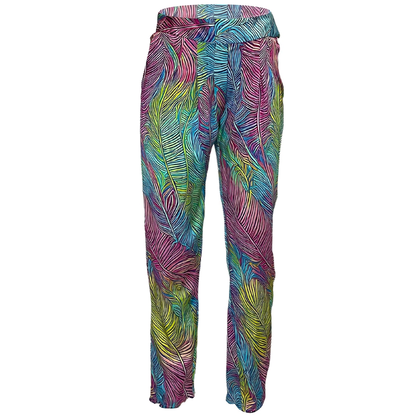Mystic Palm Narrow Pleated Pants size 4