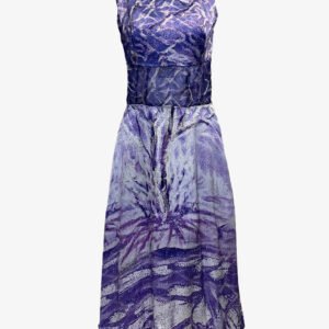 Purple Silk Dress