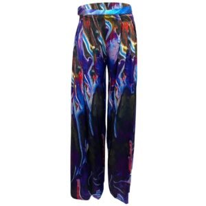 South Beach Wide Silk Pants