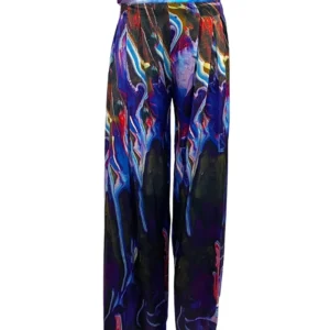 South Beach Wide Silk Pants