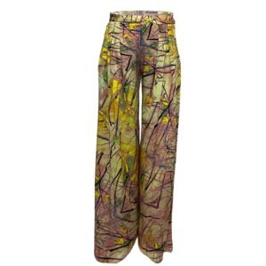 Ocean Drive Wide Silk Pants