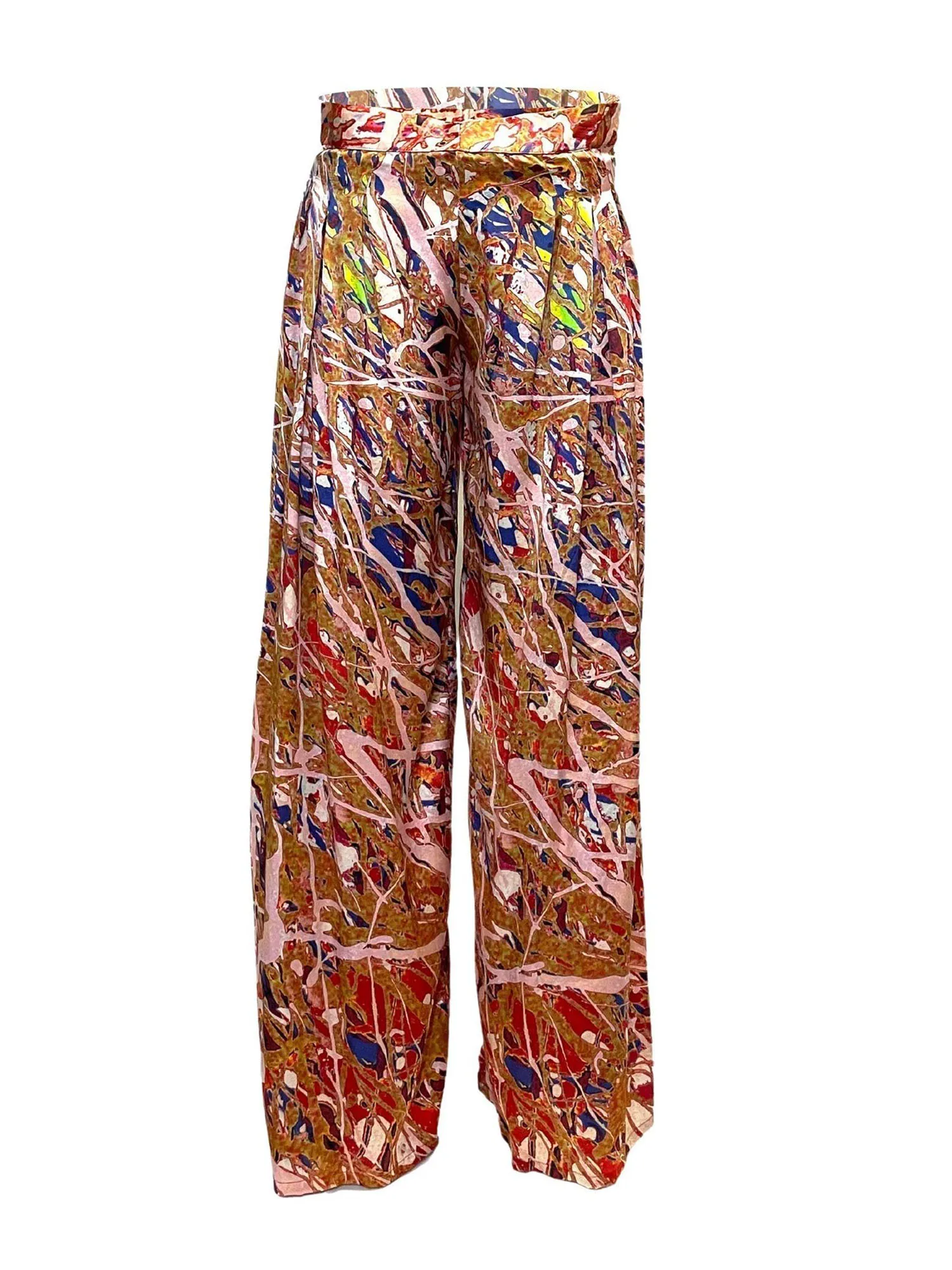 Brickell Wide Silk Pants