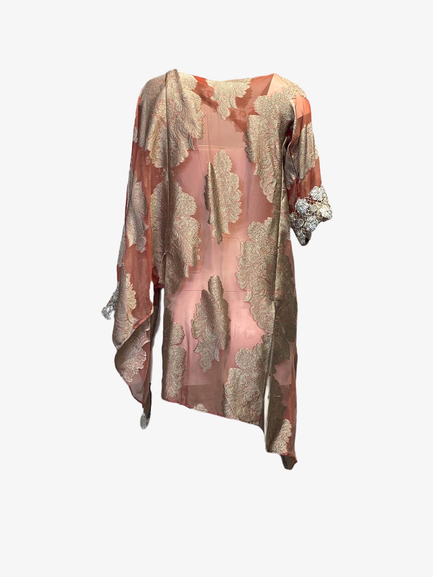 Embroidered Asymmetric Cover - Image 2