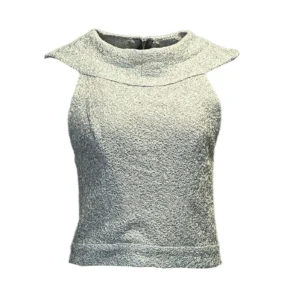 Grey Lace Top