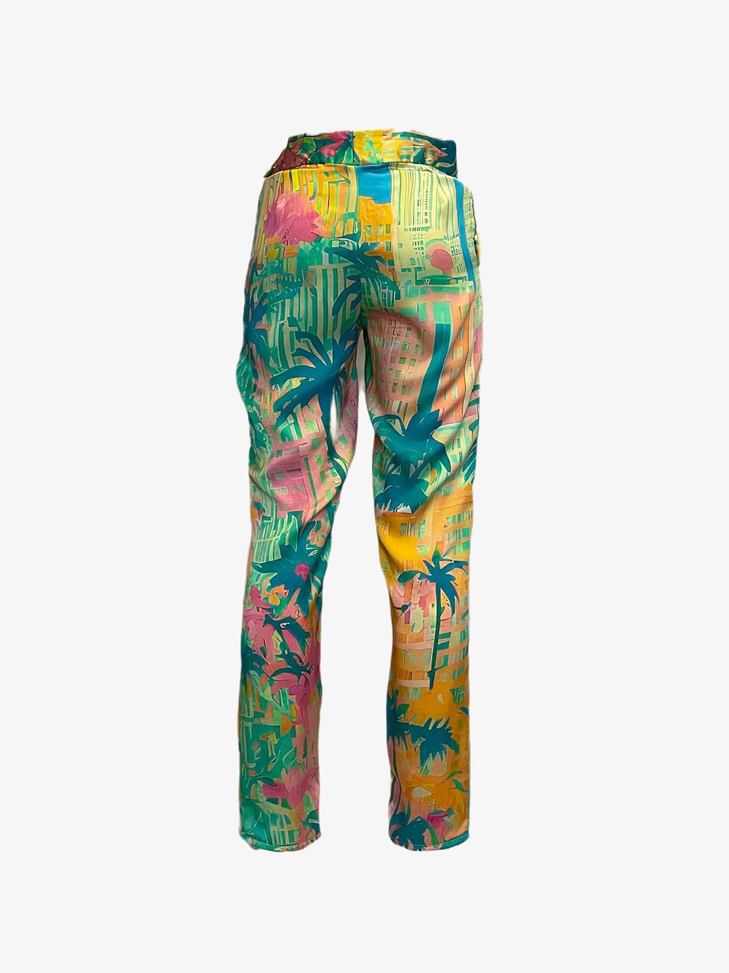 Miami Beach Narrow Pleated Pants - Image 2