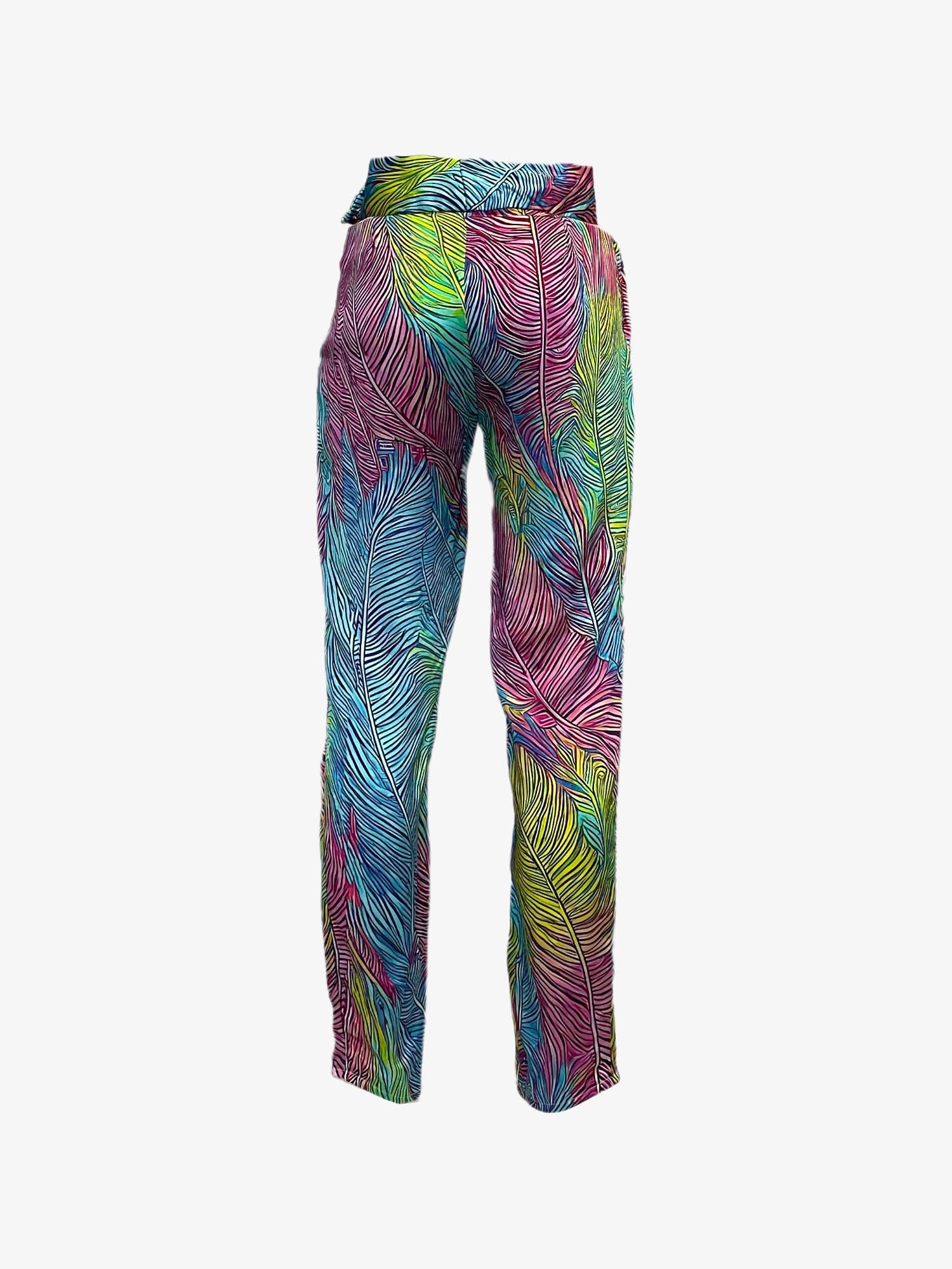 Mystic Palm Narrow Pleated Pants - Image 2