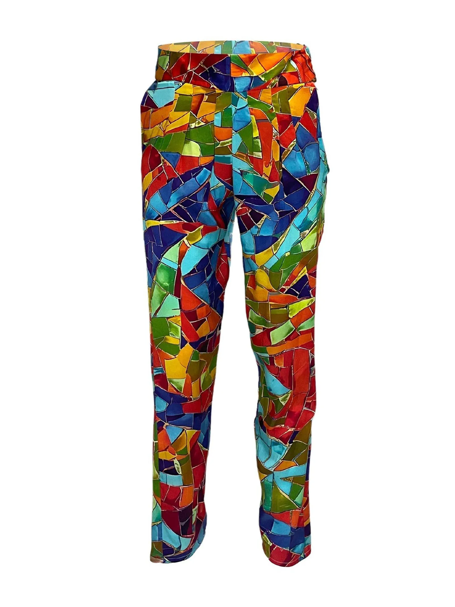 Venetian Island Narrow Pleated Pants