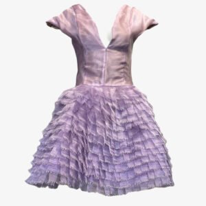 Purple Ruffle Dress