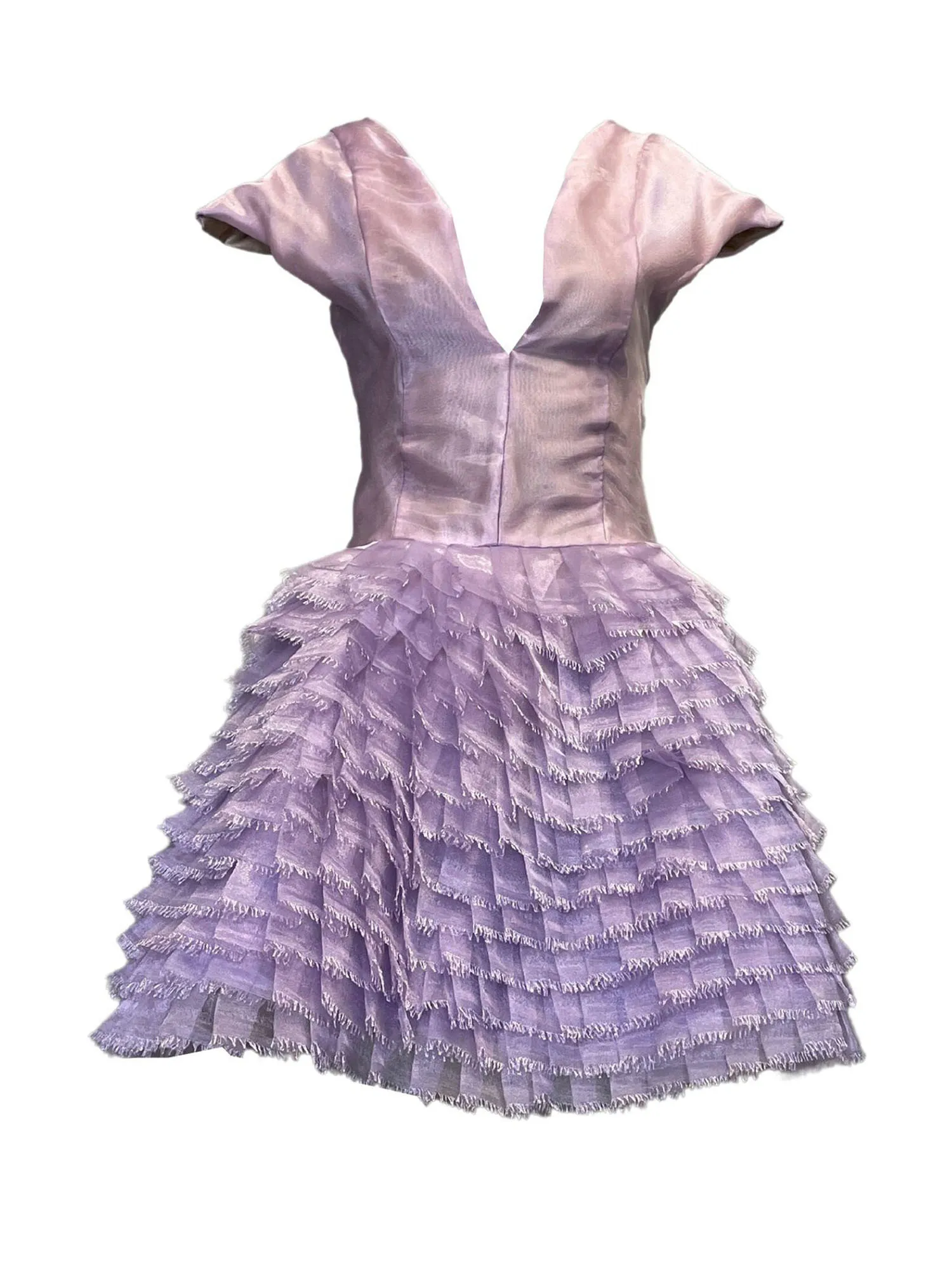 Purple Ruffle Dress