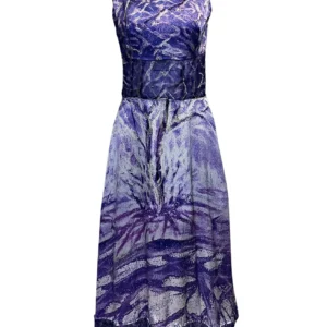 Purple Silk Dress