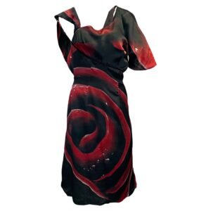 Rose Silk Dress