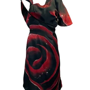 Rose Silk Dress