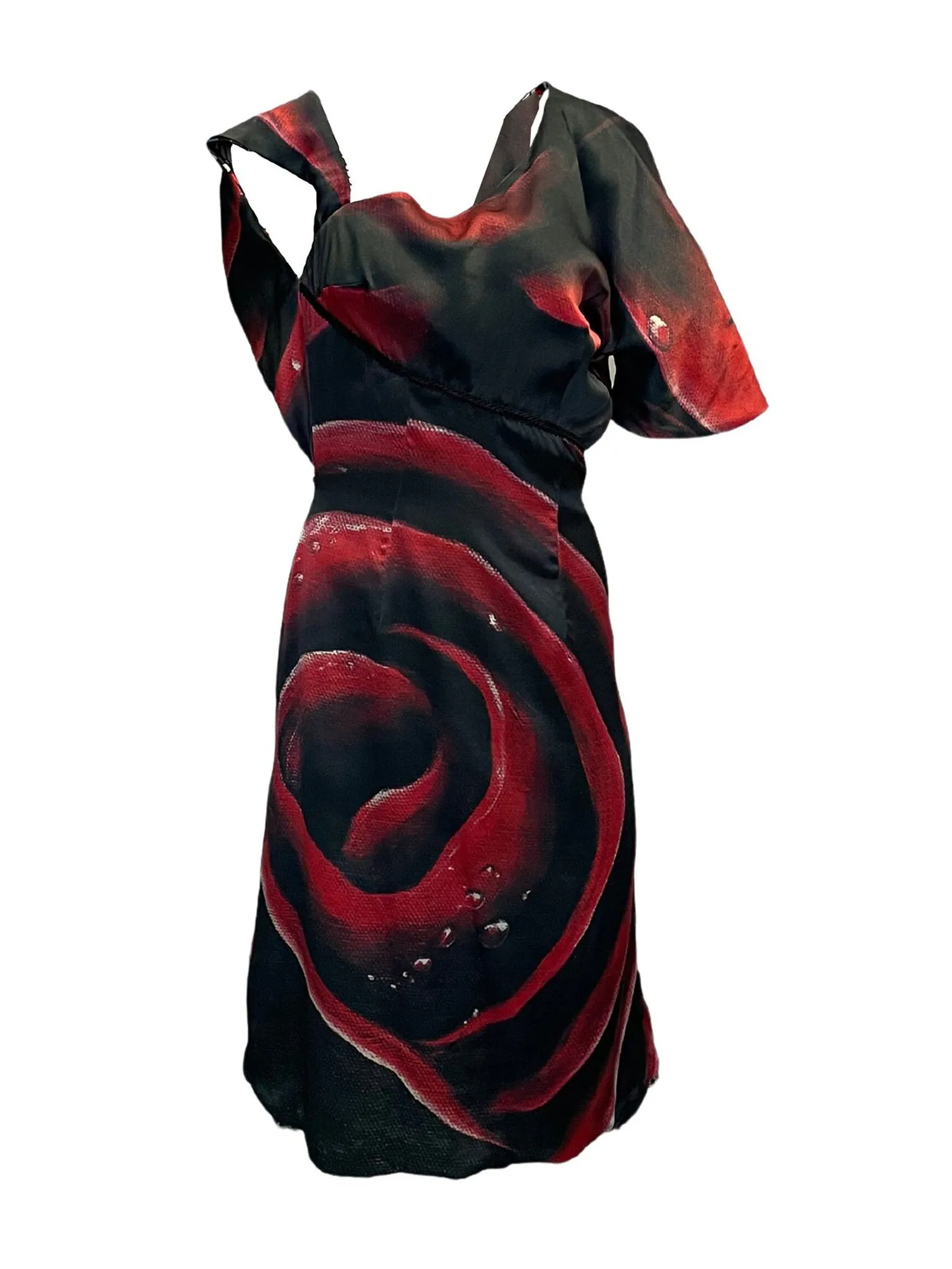 Rose Silk Dress